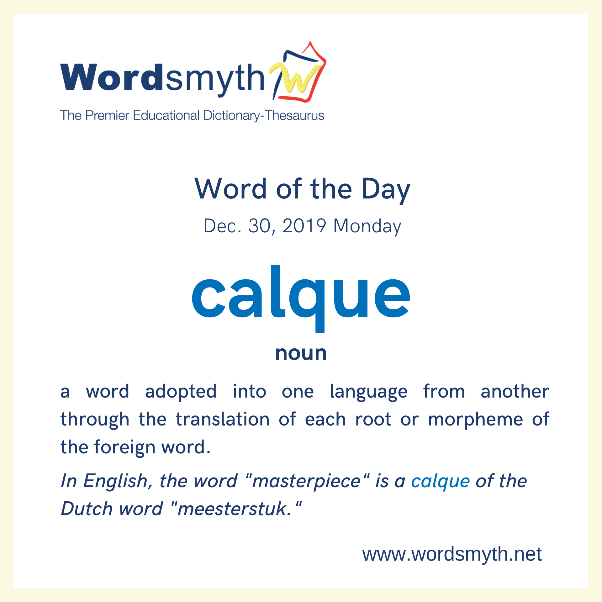What is Calque (or Loan Translation)